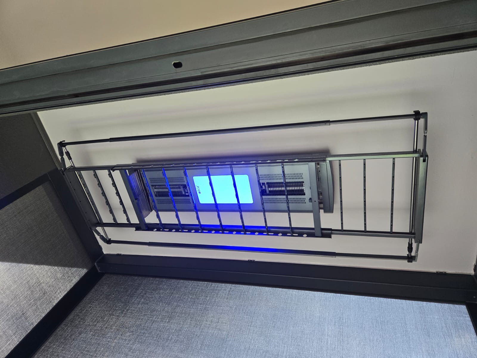 SkyLift Automated Laundry Rack - 4.2m drop down from ceiling - Image 5
