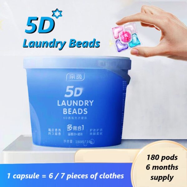 Qin Yi / 亲逸 - 5D laundry beads - 180 pods for 6 months supply