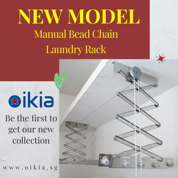 Manual Bead Chain Laundry Rack