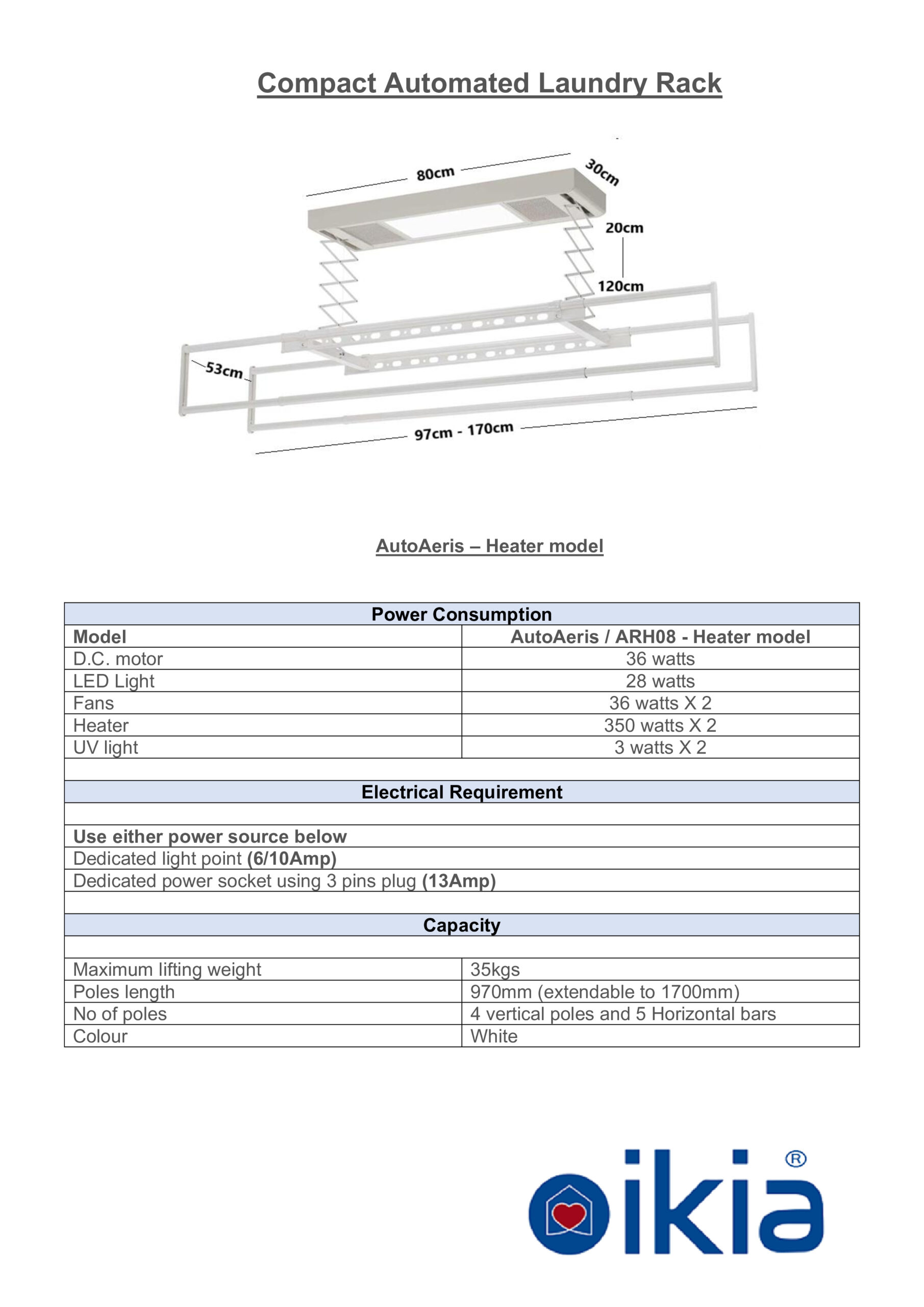 Compact Automated Laundry Rack (World's Smallest) - Image 3