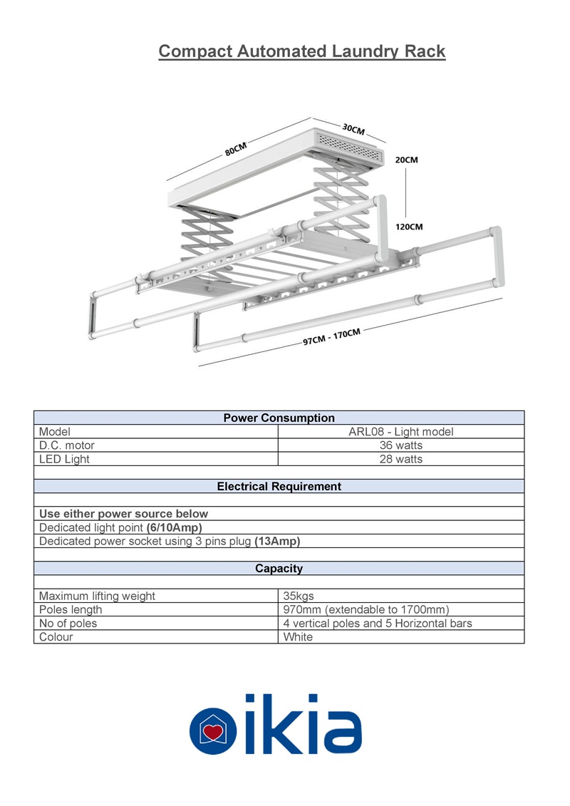 Compact Automated Laundry Rack (World's Smallest) - Image 2
