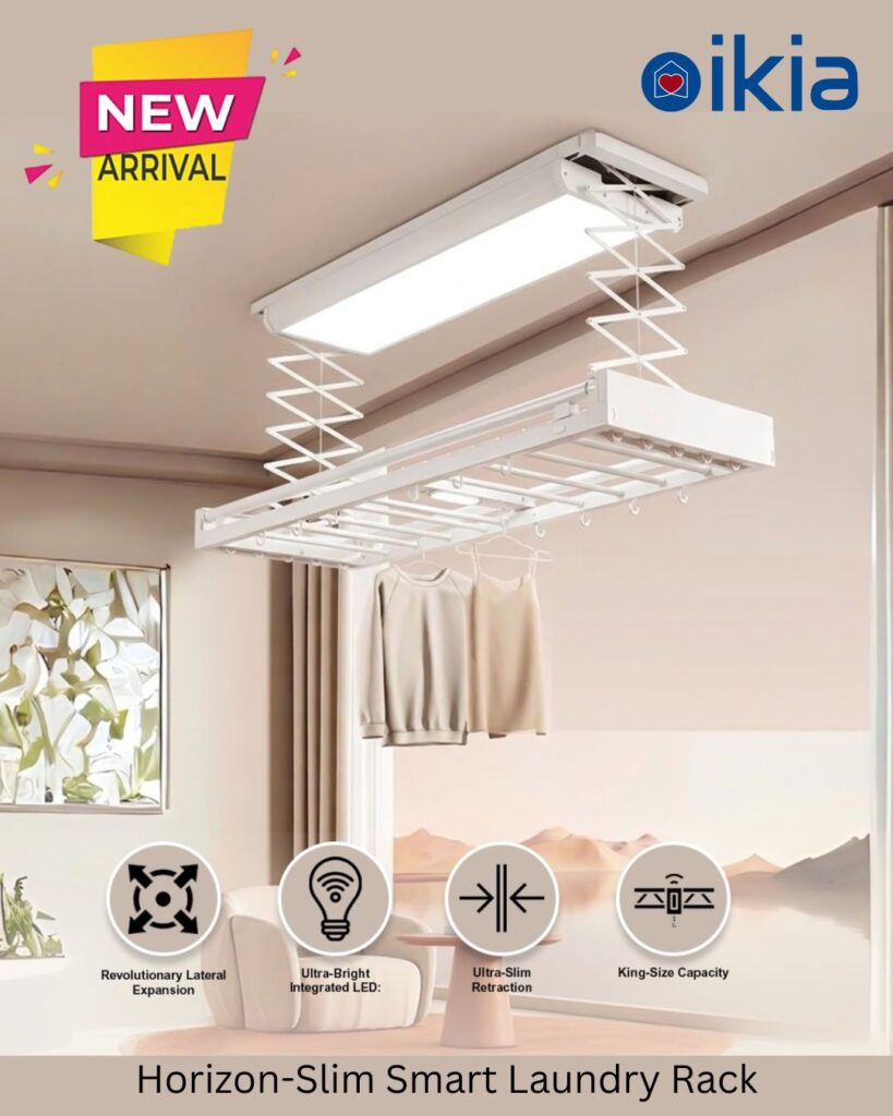 Horizon-Slim Smart Laundry Rack